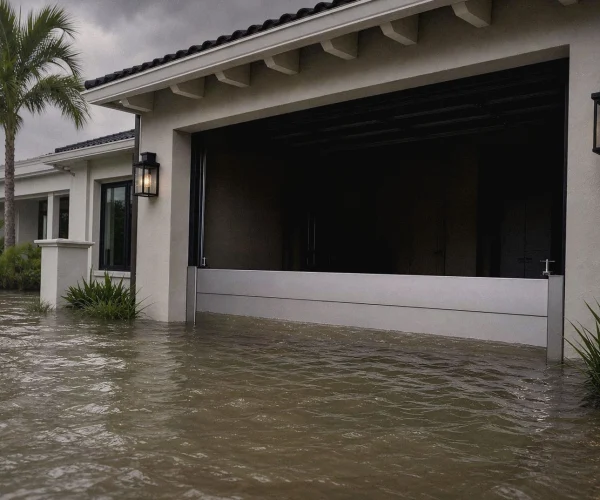 Residential garage opening